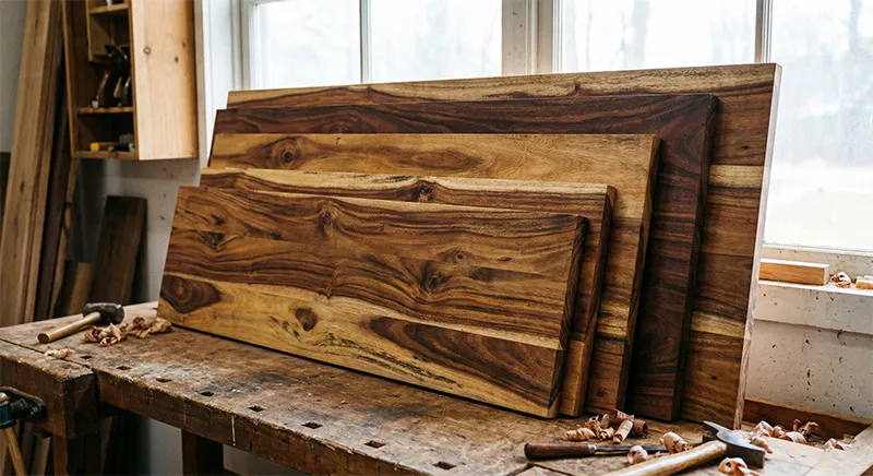 Acacia wood grain