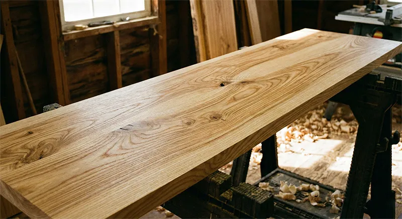 Ash wood grain