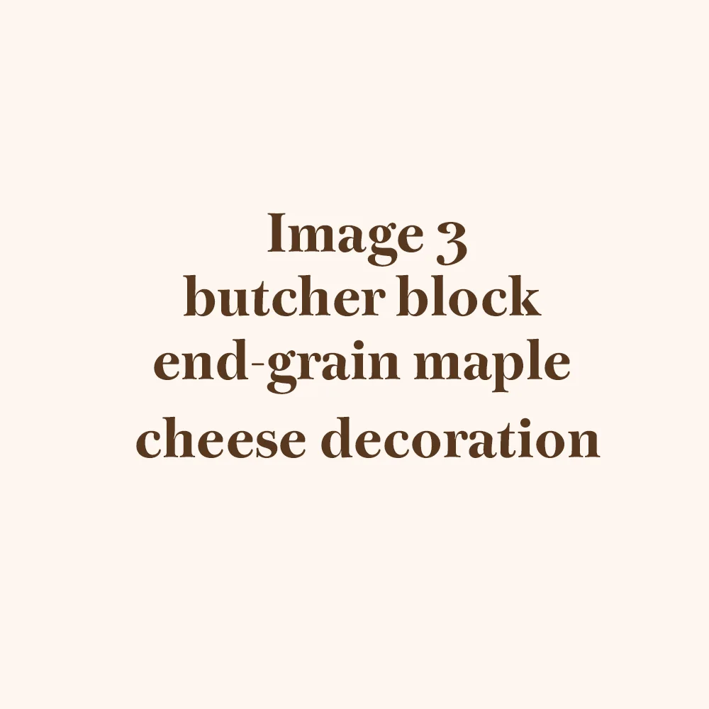 Cloumann end-grain maple cheese board with a walnut cheese inlay &ndash; view 3