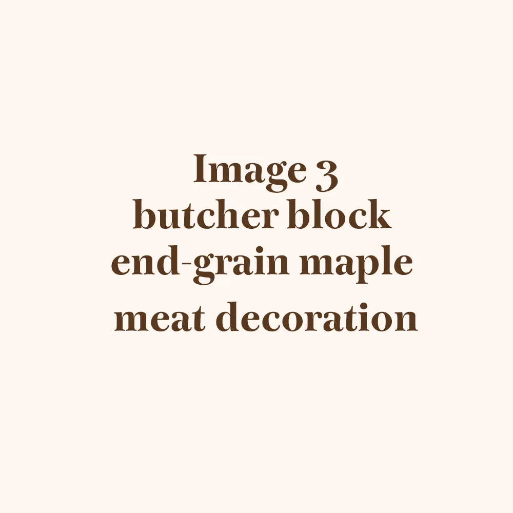 Cloumann end-grain maple butchers block with a walnut meat inlay &ndash; view 3