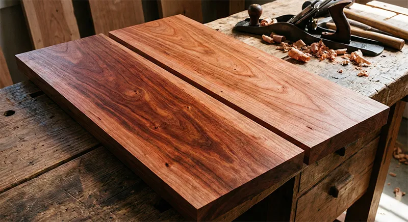 Cherry wood grain