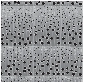 Detailed illustration of semi-ring porous wood