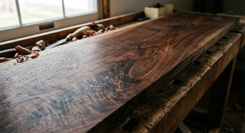 Walnut wood grain